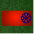 Custom Personalized License Plate With Add Names To Mosaic Tile Abstract
