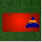 Custom Personalized License Plate With Add Names To Cap Pompon Bobble