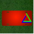 Custom Personalized License Plate With Add Names To Optical Illusion Illusion