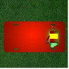 Custom Personalized License Plate With Add Names To Radioactive Toxic Poison