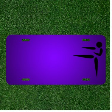 Custom Personalized License Plate With Add Names To Karate Sports Olympics