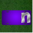 Custom Personalized License Plate With Add Names To English Alphabets N