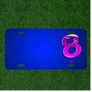 Custom Personalized License Plate With Add Names To Eight Glossy Number