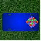 Custom Personalized License Plate With Add Names To Colorful Tile Mosaic