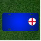 Custom Personalized License Plate With Add Names To England Flag Circle