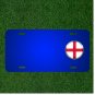 Custom Personalized License Plate With Add Names To England Flag Circle