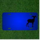 Custom Personalized License Plate With Add Names To Goat Animal Silhouette