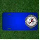 Custom Personalized License Plate With Add Names To Compass Wind Rose