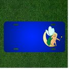 Custom Personalized License Plate With Add Names To Fairy Wings Wand