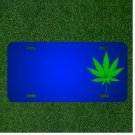 Custom Personalized License Plate With Add Names To Cannabis Sativa Marijuana