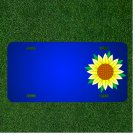 Custom Personalized License Plate With Add Names To Floral Flower Flowery