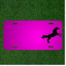 Custom Personalized Car License Plate With Add Names To Horse Animal