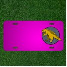 Custom Personalized Car License Plate With Add Names To Dinosaur Extinct