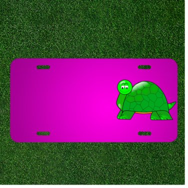 Custom Personalized Car License Plate With Add Names To Turtle Reptile