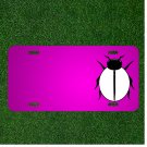 Custom Personalized Car License Plate With Add Names To Ladybug Ladybird