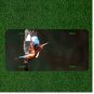 Creative License Plate Tag With Stunning View Of Bird Flapping Colorful Wings