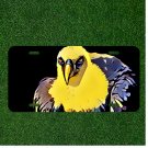 Custom Personalized License Plate Auto Tag With Amazing Yellow Bird Design Art
