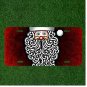 Custom Personalized License Plate Auto Tag With Stunning Santa Claus Curly Beard