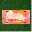 Custom Personalized License Plate Auto Tag With Baby Sleeping Design Art NEW