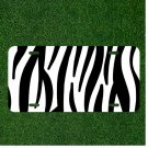 Custom Personalized License Plate Auto Tag With Zebra DALMATION Dog Design NEW