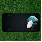 Custom Personalized License Plate With Add Names To Mouse Over Planet Earth