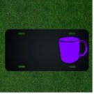 Custom Personalized License Plate With Add Names To Cup Purple Mug Tea