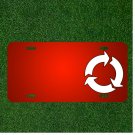 Custom Personalized License Plate With Add Names To Reuse Recycle Sign Symbol