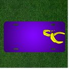 Custom Personalized License Plate With Add Names To Banana Yellow Peel Slip