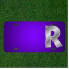Custom Personalized License Plate With Add Names To R Letter R Letter