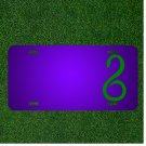Custom Personalized License Plate With Add Names To Snake Green Serpent Snake