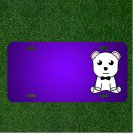 Custom Personalized License Plate With Add Names To Bear Teddy Teddy Bear