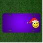 Custom Personalized License Plate With Add Names To Christmas Smiley Xmas Hat