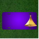 Custom Personalized License Plate With Add Names To Bell Golden Ringing Ring