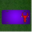 Custom Personalized License Plate With Add Names To Bull Animal Creature Head