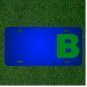 Custom Personalized License Plate With Add Names To Letter B Letter B