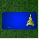 Custom Personalized License Plate With Add Names To Pine Christmas Red Spheres