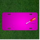 Custom Personalized Car License Plate With Add Names To Head Tool Screwdriver