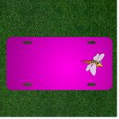 Custom Personalized Car License Plate With Add Names To Mosquito Happy Face