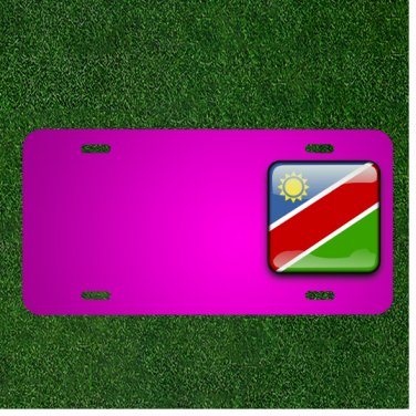 Custom Personalized Car License Plate With Add Names To Namibia Flag Country