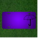 Custom Personalized License Plate With Add Names To Umbrella Cover Rain Rainy
