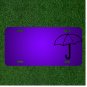 Custom Personalized License Plate With Add Names To Umbrella Cover Rain Rainy