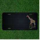Custom Personalized License Plate With Add Names To Colorful Giraffe Design NEW