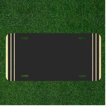 Creative License Plate Auto Tag With Cool Black And White Design Add Names