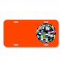 Ball Colored Colorful Coloured On License Plate Car Front Add Names