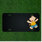 Custom Personalized License Plate With Add Names To Happy Cartoon Pig Design NEW