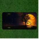 Custom Personalized License Plate Auto Tag With Unicorn By Orange Moon Add Names