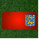 Custom Personalized License Plate With Add Names To Coat Of Arms Shield Emblem