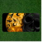 Custom Personalized License Plate Auto Tag With Skull By Moon And Bats Design