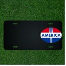 Custom Personalized License Plate With Add Names To America Red White And Blue