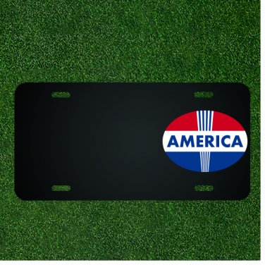 Custom Personalized License Plate With Add Names To America Red White And Blue
